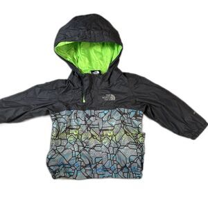 The North Face Baby DryVent Gray Printed Windbreaker Jacket Size 6-12 Months